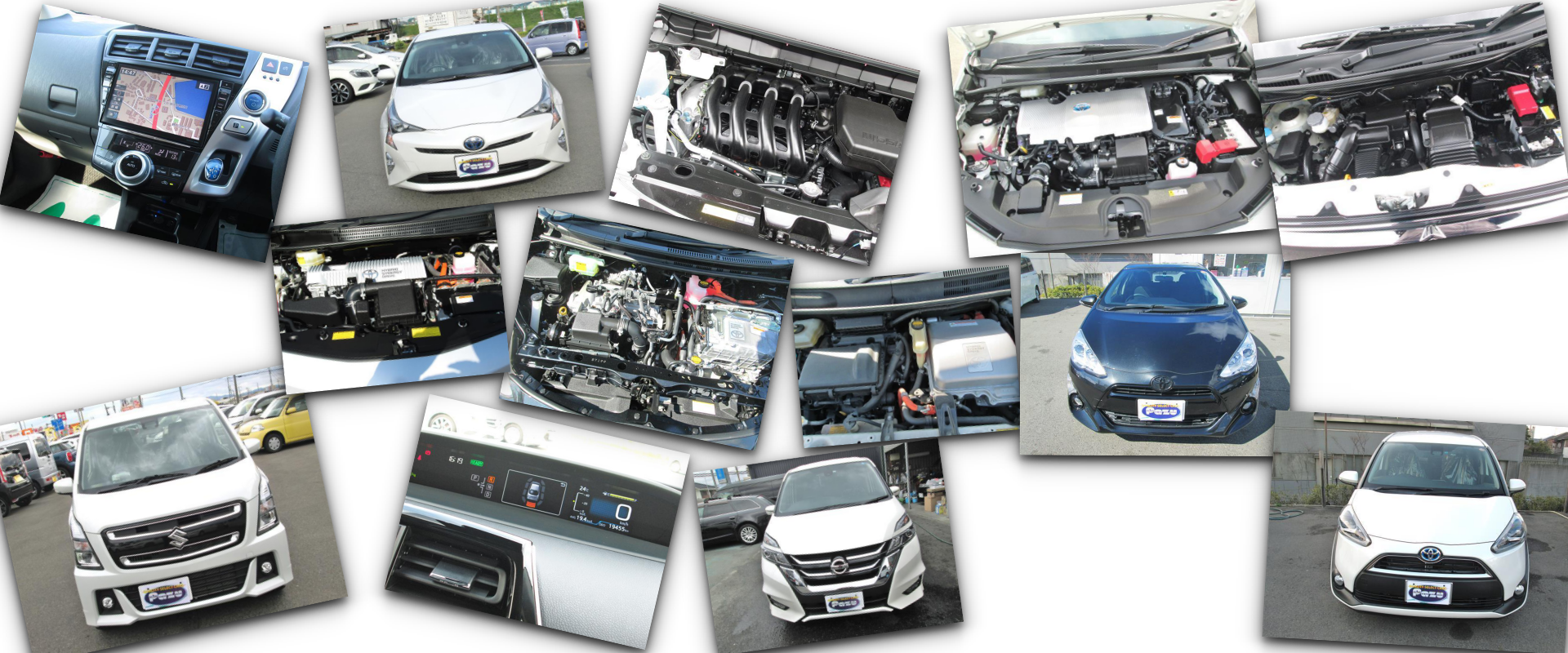 有限会社パズー・ハイブリッド車ラインナップ